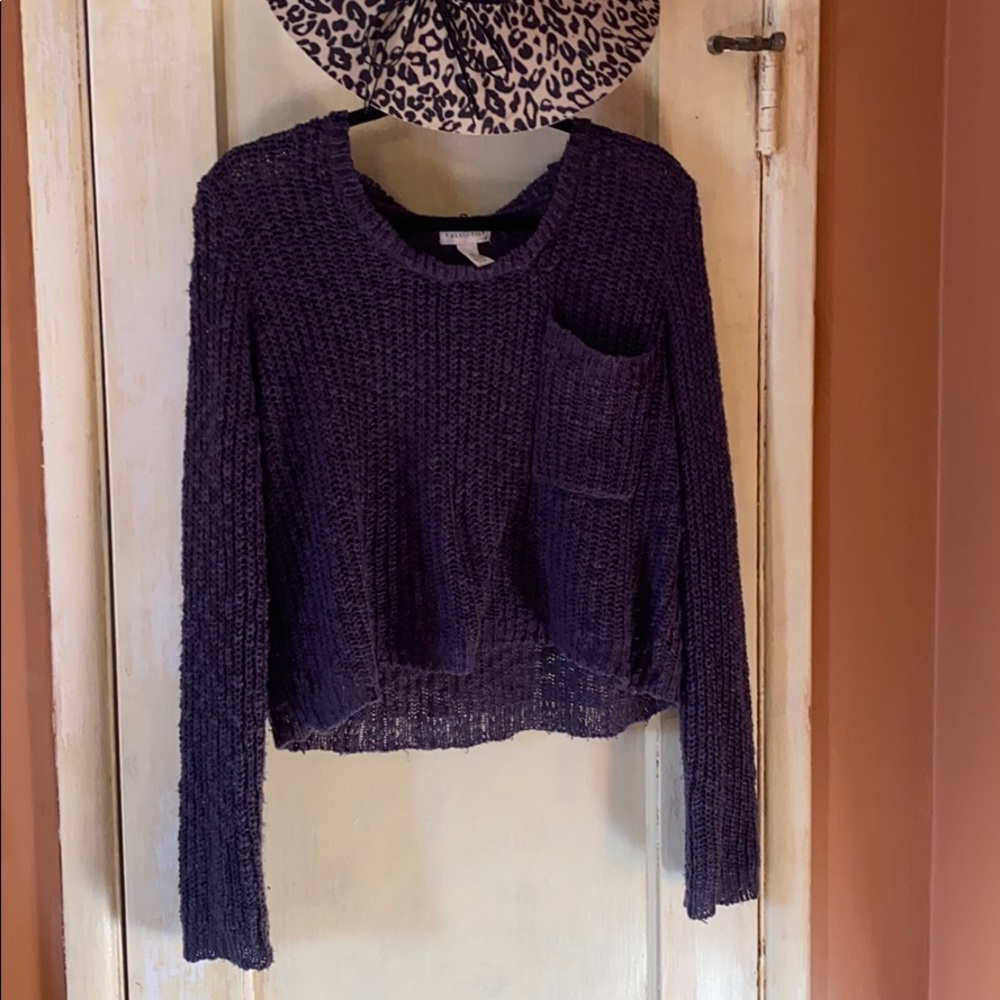 Navy blue sweater